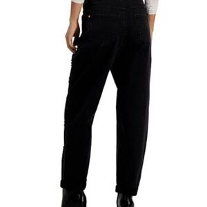 686 - Inc Denim NWT Pale Black Embroidered Floral Straight Leg Jeans, Size 10/30